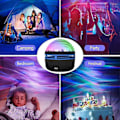 Miniatyrbillede 5 af 5: Aurora Projektor Nordlys LED Natlampe Genopladelig Galaxy Stjerne (FMY)