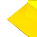 Miniatyrbillede 5 af 5: 1 Par Bogstøtter Tykkere Skridsikker Transparent Akryl Skrivebords Dekorativ Tung Bogende Til Studerende Kontor L-Formet (FMY) Yellow