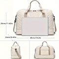 Miniatyrbilde 5 av 5: Luksuriøs Oversized Duffel Bag - Stilig & Slitesterk med Vanntett Rom, Multifunksjonell Bære, Tørr/Vått Separasjon & Praktisk Sidelomme (FMY) Blue