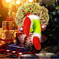 Miniatyrbilde 4 av 5: Julekrans Grinch-krans, Juledekorasjon Kransdekorasjon (FMY)
