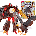 Miniatyrbillede 5 af 5: Læringsmæssige Transformer Dyr Robot Actionfigur Legetøj Gave Til Børn Småbørn Dyrefigurer Model Transformation Legetøj  (FMY) Eagle