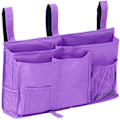 Miniatyrbillede 1 af 5: Hængende Seng Organizer Sengestang Opbevaringspose til Kollegieværelse Soveværelse (FMY) Purple 50cmx30cm