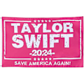 Miniatyrbild 1 av 5: 150x90cm Taylor Swift Banner, Taylor 2024 Flag Musikerflaggor för Rum College Sovsal Sovrum (FMY) pink