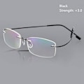 Miniatyrbilde 1 av 5: Lesebriller Spectacle memory Titanium  (FMY) black Strength-300