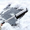 Miniatyrbilde 2 av 5: Teleskopisk Multifunksjonell Snøskuffe - Fjern Snø fra Frontruter og Vinduer Effortløst med Utvidbar Håndtak og Ergonomisk Grep - (FMY) shovel snow+snow clearing