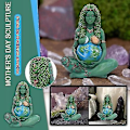 Miniatyrbilde 2 av 4: Gaia Statue av Moder Jord Figur Hage Ornament (FMY)