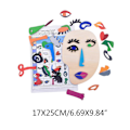 Pikkukuva 4 / 5: Uutuus Puinen Pablo Picasso Palapeli Lelu 3D Lauta Tangram Taide Värilelu (FMY)