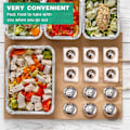 Miniatyrbillede 4 af 5: Mini Salt- og Peberbøsser Klare Krydderibøsser Små Krydderibøsser Gennemsigtige Krydderibøsser (FMY) Silver