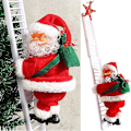 Miniatyrbild 1 av 4: Jultomte som klättrar på stege, sjunger julsånger och spelar musik automatiskt (FMY) 2024