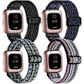 Pikkukuva 2 / 5: Säädettävät joustavat rannekkeet Fitbit Versa 2/Versa/Versa Lite -kelloille (FMY)