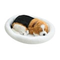 Miniatyrbild 1 av 5: Simulering Plyschdjur Leksak Realistisk Sovande Plysch Andas Hund Kommer Att Ringa Med Tygmatta Sovande Dockan Plysch Leksak Barnpresenter (FMY) E