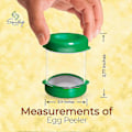 Miniatyrbilde 2 av 4: Rask Eggeskreller Manuell Eggeskreller Bærbar Hardkokt Eggeskallseparator Magisk Fantastisk Eggeskallmaskin Fjerner Skall Fra Egg-Yvan (FMY) Green