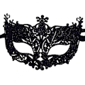 Miniatyrbild 4 av 5: Halloween Kvinnors Mode Cosplay Ögonmasker Maskerad Karneval Fancy Mardi Glittrande Band Julparty Kvinnors Ansiktsmasker (FMY) Silver