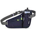 Miniatyrbilde 1 av 5: Sports Hydration Belteveske Løpebelte Midjeveske Bum Bag med Vannflaskeholder for Menn Kvinner Løping Sykling Vandring Gåing(FMY) Dark blue