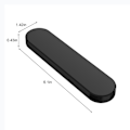 Miniatyrbillede 4 af 5: Knogleledningshøjtale Suboccipital Søvnhøjtale Søvnfremme Intelligent Støjreduktion HD Lyd Søvn Trådløs Mini Bluetooth Højtale (FMY) Black