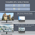 Pikkukuva 5 / 5: USB-C - Displayport -kaapeli, ammattimainen Plug and Play -tuki, 8K 60Hz, kaksisuuntainen tiedonsiirto, TYPE C - Displayport -sovitin, 1,8 m (FMY)