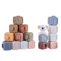 Miniatyrbillede 5 af 5: Baby Silikon Byggeklodser Montessori Legetøj til Babyer Klem Stakker & Bid Legetøj Tidlig Læring Legetøj Småbørn Drenge Piger (FMY) Ring 6pcs Koala