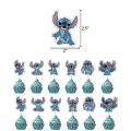 Pikkukuva 4 / 5: Stitch-juhlatarvikkeet, Lilo ja Stitch -syntymäpäiväkoristeet (FMY)