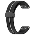Miniatyrbilde 4 av 5: Urklokkebånd i svart spenne med dobbel farge for Garmin Tactix 7 Pro/Fenix 7X/6X/6X Pro/5X Plus 26 mm (FMY) Multicolor Style F Garmin Tactix 7 Pro