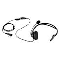 Miniatyrbillede 3 af 5: 2-bens PTT Mic Hovedtelefon Headset til KENWOOD RETEVIS BAOFENG UV5R 5R/888S Black