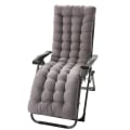 Miniatyrbillede 4 af 4: Havehave Solstol Hynde Udskiftning Recliner Stol Sæde Puder Recliner Stol Måtte  (FMY) Red 155x48x8cm