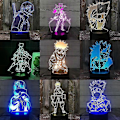 Miniatyrbillede 4 af 4: 3D natlys Naruto-teamet hvirvel Naruto Sasuke Sakura karakter lysdiode natlys (FMY) D