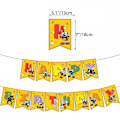 Miniatyrbillede 4 af 4: Cuphead tema festpynt inkluderer Happy Birthday banner, latexballoner, kagetopper (FMY)