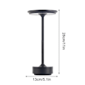 Miniatyrbillede 1 af 2: Sherum Ecolume Lampe Yifare Ecolume Øjenbeskyttelse LED Ecolume Lampe Bordlampe Genopladelig Tre-Farve Justering (FMY) Black
