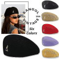 Miniatyrbild 2 av 2: 2023 Ny Kangol Beret Mesh Topphatt Brittisk Retrohatt (FMY) Black