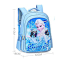 Miniatyrbillede 4 af 5: Børne Rygsæk Småbørn Skoletaske 3d Frozen Sophia Anti-seismisk Byrde Reduktion (FMY) Pink large-sized