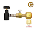 Miniatyrbilde 2 av 2: Refill Adapter Kit for SodaStream Quick Connect W21.8 til CO2 Tank  (FMY) B