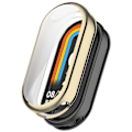 Pikkukuva 1 / 5: Xiaomi Smart Band 8/Mi Band 9/9 NFC -älykellon galvanoidulle täyssuojakuorelle TPU-kellokehyskotelo (FMY) Gold