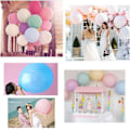 Miniatyrbillede 3 af 4: 10 stk. Diameter 36\" Gigant Ballon Jumbo Latex Ballon Til Bryllup Fødselsdagsfest Babyshower Karneval tilfældig Farve (FMYED)