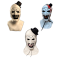 Miniatyrbillede 4 af 5: Terrifier 2 Art the Clown Gysermaske Halloween Party Maskerade Horrormasker (FMY) Apricot