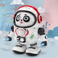 Miniatyrbillede 5 af 5: Elektrisk dansende robotlegetøj, sejt lys, musik, gående rum-panda, gaver til drenge og piger (FMY) A