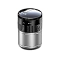 Miniatyrbillede 1 af 5: Askebægre Bil Smart Askebæger Auto Åbning Lukning Infrarød Sensor USB Genopladelig Røgfri Lysfølsomt Spejl Askebæger Bil Askebæger (FMY) Silver