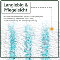 Miniatyrbilde 3 av 5: 3 Pakk Erstatningsmoppekluter for Leifheit Profi XL Micro Duo / Profi XL Cotton Plus Alle Gulvmopphåndtak, Fjerner Flekker Raskt, Effektiv (FMY)