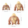 Miniatyrbild 5 av 5: Simulering Squish Stretchy Spongy Squishy Monkey Gorilla Stress Relief Toy Vent Doll  (FMY) Brown 12*12