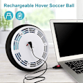 Miniatyrbild 2 av 5: Luftdriven Fotboll, Leksak för Barn Uppladdningsbar Fotboll med LED-Ljus Hover Fotboll Fotbollsmatcher  (FMY)