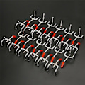 Miniatyrbilde 4 av 5: Enkel Pegboard Kroker Brett Slat For Vegg Detaljhandel Display Butikk Hylle Peg (25stk, 25mm)  (FMY)