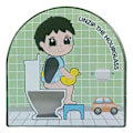 Miniatyrbild 1 av 5: Toalett Timer 5 Minuter Tryckt Multifunktionell Noggrann Känslig Avkoppling Rolig Present Badrum Poop Timer Sandsläpp Hem Användning KAESI  (FMY) F