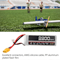Miniatyrbild 4 av 5: Lipo-batteri 7.4v 2s 2200mah 25c Hög Urladdningshastighet Rc-batterier För Rc-modell Drönarflygtillbehör Xt60  (FMY)