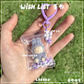 Miniatyrbillede 5 af 5: Ny Flocking Mini Labubu Vinyl Spirende Udsøgt Nøglering Sød Taske Mobiltelefon Dukke Gave Vedhæng Tilbehør Kawaii Legetøj Gave (FMY) e