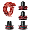 Miniatyrbilde 1 av 5: For AL-KO GTE 350 / GTE 450 / GTE 550 Gress Trimmer 6 Trådspole + 1 Spolelokk, 112966 DCQW (FMY) Multicolor 4 Spool + 1 Spool Cap