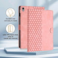 Miniatyrbillede 2 af 5: Præget læderetui til iPad 10. generation 10.9 2022 (FMY) Pink