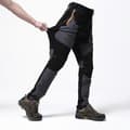 Windproof, Waterproof, and Breathable Quick-Drying Hiking Pants for Men BlackGray BlackGray L