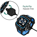 Miniatyrbillede 3 af 4: Opladningsdock Kompatibel med Garmin Forerunner 920xt, USB Data Synkronisering Opladningsholder Docking Charger med 1m Opladningskabel