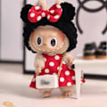 Miniatyrbild 1 av 5: Heta Original 17cm Labubu Dockkläder Hjärta Macaron Baby Hänge Kläder Emalj Ansikte Kläder Tecknad Ersättningsdekoration Gåvor H Endast kläder H Only clothes 17CM No Doll