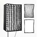 Miniatyrbillede 3 af 5: Video Light Softbox RX-12SBHC Honey Comb Softbox til Roll Up Fotograferingslys - Softbox med Honeycomb Grid til Videobelysning