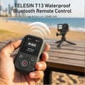 TELESIN 60M Bluetooth Remote Control for DJI OSMO Action 4/5/6 & 360, Wrist Strap Included